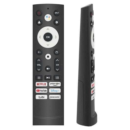Replacement Voice Remote Control for Hisense Smart Google TV, Universal Remote for Hisense Android, Vidaa, Laser, Canvas TVs, 4K UHD, HD, Mini-LED, ULED TV