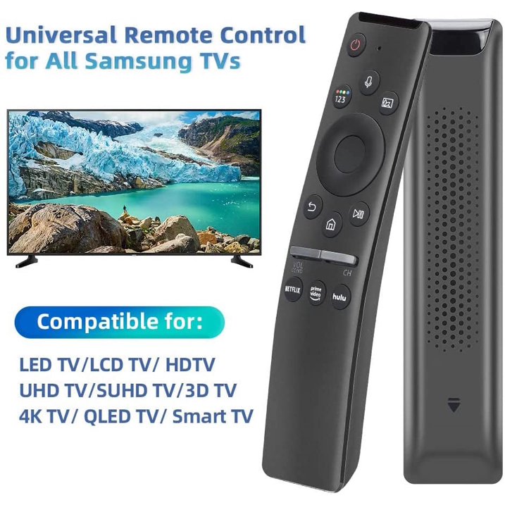 BN59-1312A Replacement Voice Remote for Samsung Bluetooth Mic Smart Remote, Control for Samsung 6 7 8 9 Series 4K 8K Crystal UHD LED QLED Frame Quantum HDR Curved Smart TV, with Netflix Prime-Video Hulu