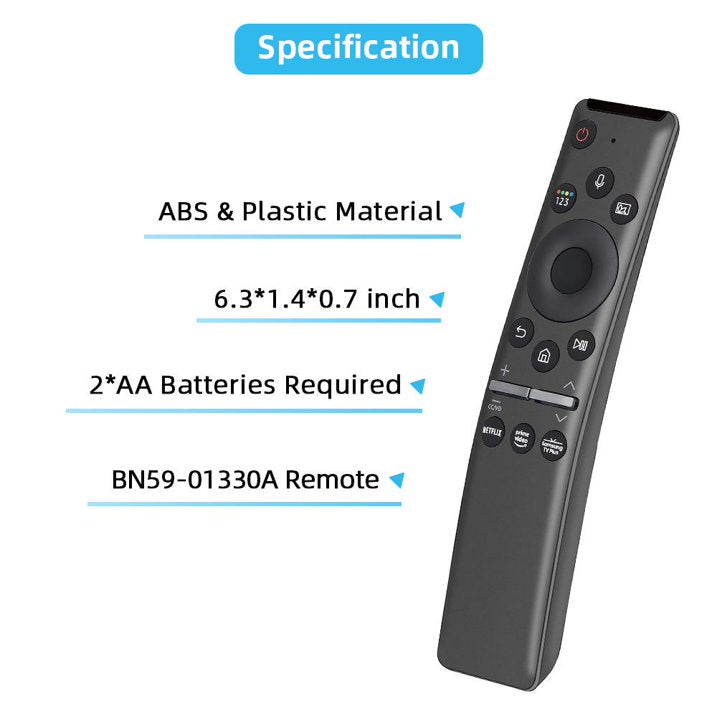 Replacement Voice Remote for Samsung TVs, only for Samsung-TV-Remote with Voice Function, for Samsung QLED UHD HDR FHD 4K 8K Smart TV