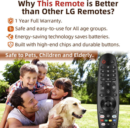 Replacement Remote Control 2020 model for LG Magic Remote LG TV compatible - AN-MR20GA