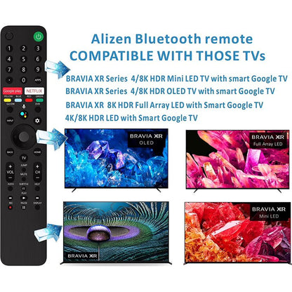 RMF-TX500U Replacement Voice Remote for Sony TV/Sony Smart TV Remote/Universal for Sony LCD LED TV and Bravia XR 4/8K HDR Array LED TV with Smart Google TV w/one Year Warranty