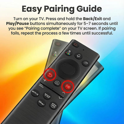 for Samsung TV Remote BN59-01385A, Compatible with Samsung Smart TV 2019-2025,Solar Charging Voice Remote, USB-C Rechargeable, Bluetooth Pairing, 4 App Shortcuts, Black