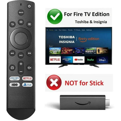 Replacement Remote for Toshiba and Insignia Smart TV  (2023 Updated Edition) [No Voice Search]