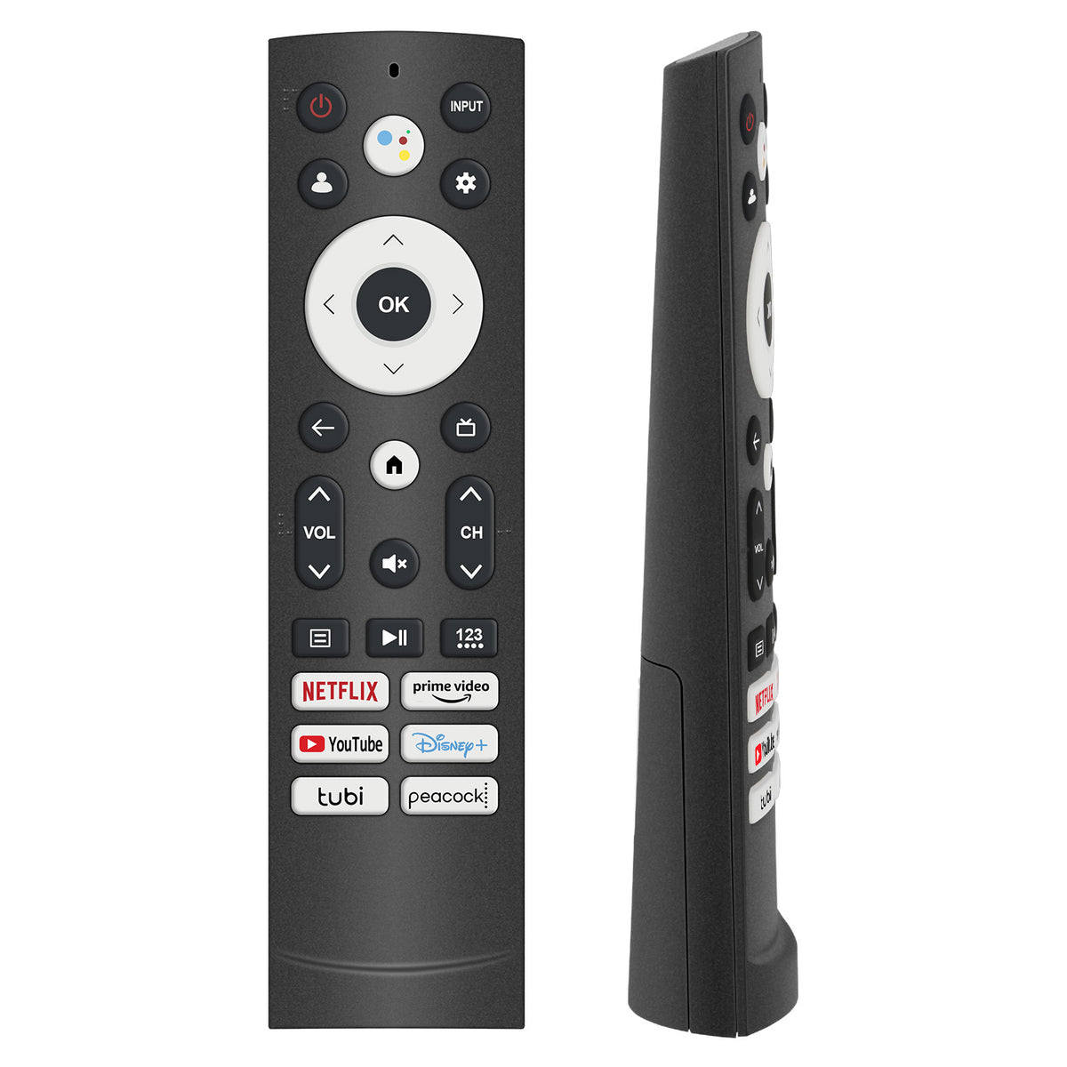 Replacement Voice Remote Control for Hisense Smart Google TV, Universal Remote for Hisense Android, Vidaa, Laser, Canvas TVs, 4K UHD, HD, Mini-LED, ULED TV