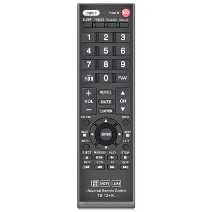 New Replacement Universal Remote CT-90325 for Toshiba BRAND TV, Smart TV - 1 Year Warranty(TS-12+AL)