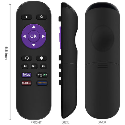 Replacement Remote Compatible with Roku 1, Roku 2, Roku 3, Roku 4, (HD, LT, XS, XD), Roku Express. Do NOT Support Roku Stick, Roku Premiere, Roku Ultra, Roku TV or Roku Game