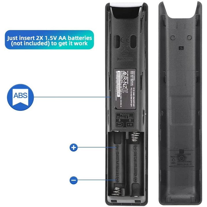 BN59-1312A Replacement Voice Remote for Samsung Bluetooth Mic Smart Remote, Control for Samsung 6 7 8 9 Series 4K 8K Crystal UHD LED QLED Frame Quantum HDR Curved Smart TV, with Netflix Prime-Video Hulu