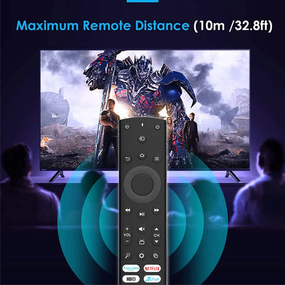Replacement Remote for Toshiba Fire TVs and Insignia Fire/Smart TVs with Netflix, Prime Video, ImdbTV, Hulu and More