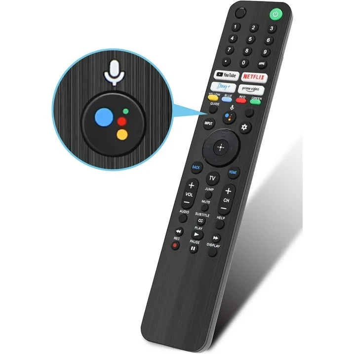 Replacement Voice Remote Control RMF-TX520U for Sony TV, Replacement for Sony Bravia OLED LED 4K 8K UHD Smart Google TV, with YouTube, Netflix, Disney+, Prime Video Buttons