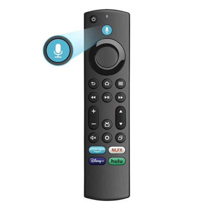 Replacement Voice Remote for Insignia/Toshiba/Hisense/AMZ/TCL/Pioneer Fire Smart TVs, Compatible with AMZ 1/2/3/4 Gen Streaming Device 1-Year