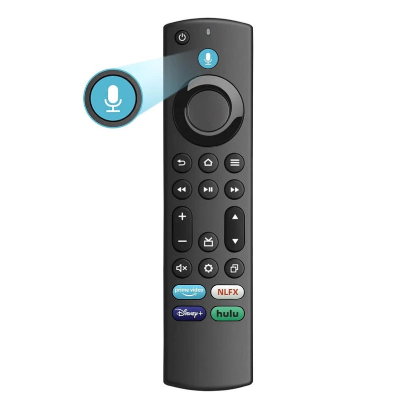 Replacement Voice Remote for Insignia/Toshiba/Hisense/AMZ/TCL/Pioneer Fire Smart TVs, Compatible with AMZ 1/2/3/4 Gen Streaming Device 1-Year